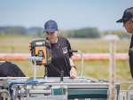 Grace Jonasen from Tiniroto’s Ruakaka Station competing in the Beef+Lamb NZ Station Challenge at this year’s expo.