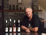 John Forrest with his range of lighter alcohol wines.