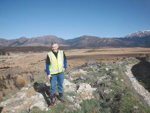 Phil McKenzie pictured in a large QEII National Trust open space wetland covenants, near Mossburn in Southland.