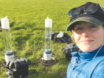 Kirsten Duess&#039; postgraduate research saw her lead a long-term field study on soil and catchment hydrolody in Southland and the role mole and tile play in that region.