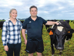 Aaron and Marcia Flay realised their long-held dream of settling on their first dairy farm.