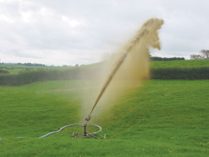 Effluent must only be applied at a rate suitable for the soil conditions.