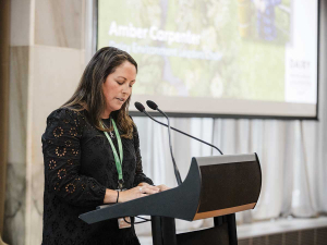 Dairy Environmental Leaders group chair Amber Carpenter.