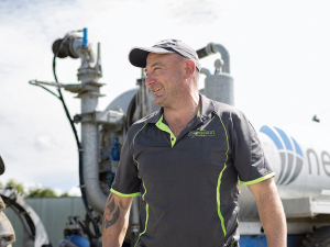 Pahiatua farmer Jamie Harris has put in place a simple effluent management system.