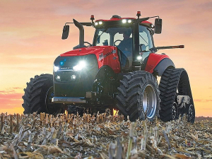 The latest Case Magnum alongside its New Holland sibling made brief appearances at the World Ag Expo and The National Farm Machinery Shows in the US recently.