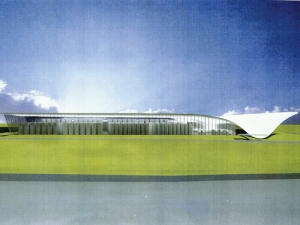 An image of Delegat’s new winery being built in Hawke’s Bay.