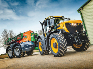 The 8330 is the fastest, most powerful and most versatile tractor released by JCB.