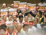 Japanese farmers took to streets of Tokyo last month denouncing TPP.