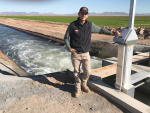 Kyle van Hofwegen oversees cropping on the 7000 acre farm that feeds up to 15,000 head of stock including 8000 dairy cows.