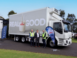 Fonterra unveils first electric refrigerated truck