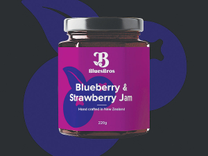 The Bluesbros brand’s products include a blueberry jam, chutney sweet sauce, balsamic drizzle and a blueberry and strawberry jam.