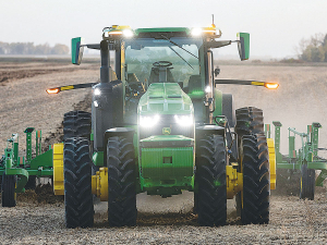 John Deere recently launched its JD 8R fully autonomous tractor at a trade show in Las Vegas.