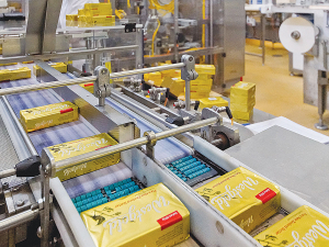 The new plant will produce a range of butter packs from 180g up to 1kg blocks.