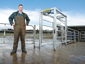 Southland farmer Peter Copeland uses Tru-Test’s walk over weighing module to closely weigh and maintain peak cow performance.