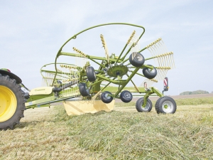 Tulloch says the new Krone Swadro swathers will perform better on New Zealand paddocks.