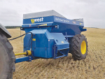 The West Dual Muck Spreader can spread liquid slurries or heavy, solid farmyard manures.