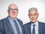 PGG Wrightson chief executive Stephen Guerin, left, and chair, Joo Hai Lee. Photo Supplied