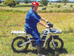 Twist-n-go electric bike all this farmer needs