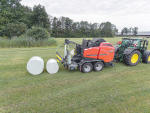 Kuhn says its VBP 7100 series baler-wrapper combinations offer consistent, high performance in all crop conditions.