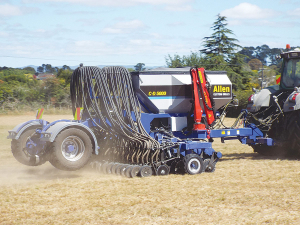 Ashburton-based seed drill manufacturer Allen Custom Drills are earning a big reputation in NZ and further afield.
