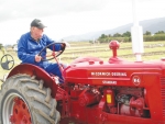 Eddie Dench has been competing in the vintage ploughing section for 40 years.