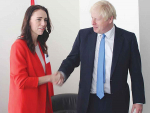 Prime Minister Jacinda Ardern and British PM Boris Johnson are both keen to secure a free trade deal.