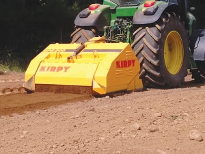 Kirpy rock crushers reduce rocks to rubble.