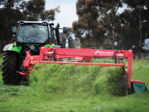 Good quality pasture silage is a good source of energy and protein for a milking cow.