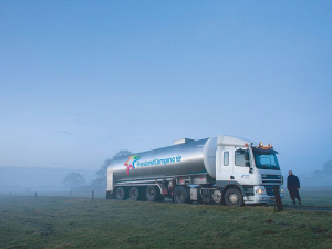 FrieslandCampina says milk payout to farmers rose 27% in the first half of this year.