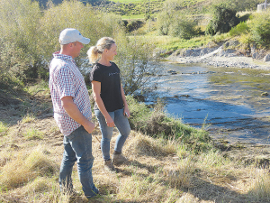 Lyndon and Jane Strang’s 290ha family farm boarders the Kakanui River just outside of Oamaru, where every summer carloads of people arrive trying to access a swimming hole near the bottom of their farm.