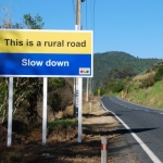 Country roads are not motorways