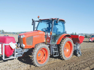 Murphy NZ Ltd uses a fleet of five Kubota tractors to do most of the work required to grow the garlic and shallots they produce.