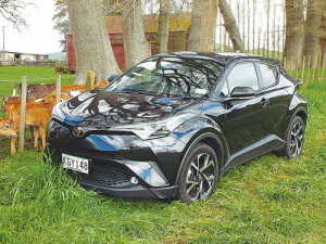 The radical look of the Toyota C-Hr will turn heads in town and country.