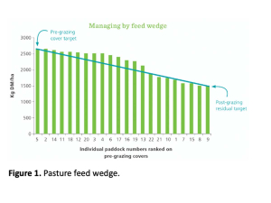 Figure 1. Pasture feed wedge