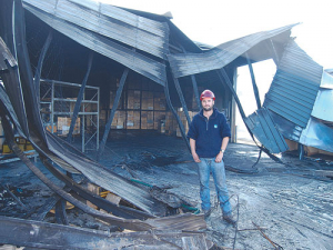 North Canterbury beekeeper James Malcolm is facing years of rebuilding his Natural New Zealand Honey business after his Okuku base was devastated by fire. Rural News Group