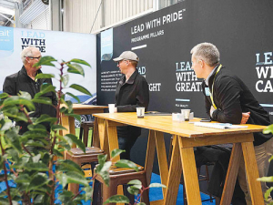 Synlait staff were at the Fieldays talking to potential Waikato farmer suppliers.