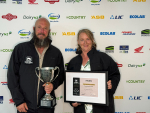 Share Farmer of the Year winners Tony Hudson &amp; Rachel Jones.