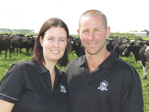 Manawatu Share Farmers of the year Nikki and Jarrod Greenwood.