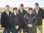 The Pouarua Farms team all dressed up for the field day. Photo Credit: www.alphapix.co.nz