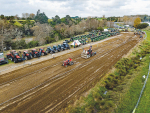 The wet and muddy track conditions added an extra layer of difficulty to the competition at Fieldays.