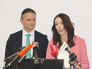 Prime Minister Jacinda Ardern and Climate Change Minister James Shaw launching the Bill last weeek.