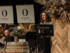 Elaine Chukan Brown at the 2023 Organic &amp; Biodynamic Winegrowing Conference