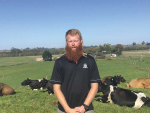 Waikato farm manager Jimmy Cleaver is passionate about his work in the dairy sector.