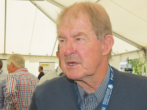 The late Jock Allison was happiest while out at field days or explaining his findings on farm.