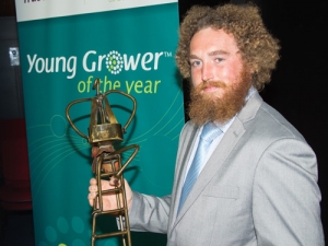 Jordan James (pictured) from Mr Apple has beaten off tough competition to be crowned Hawke&#039;s Bay&#039;s Young Fruitgrower for 2016.