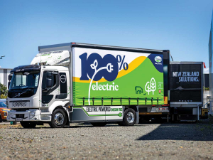 Fonterra&#039;s first electric delivery truck is now operating in Auckland.